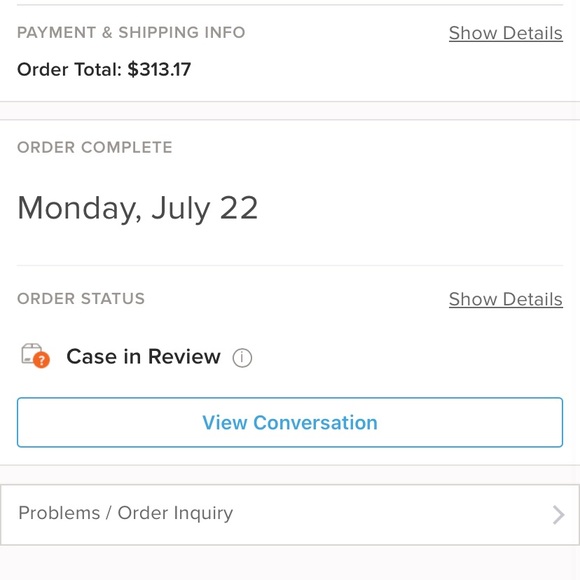 The sneakers listed say size 9.